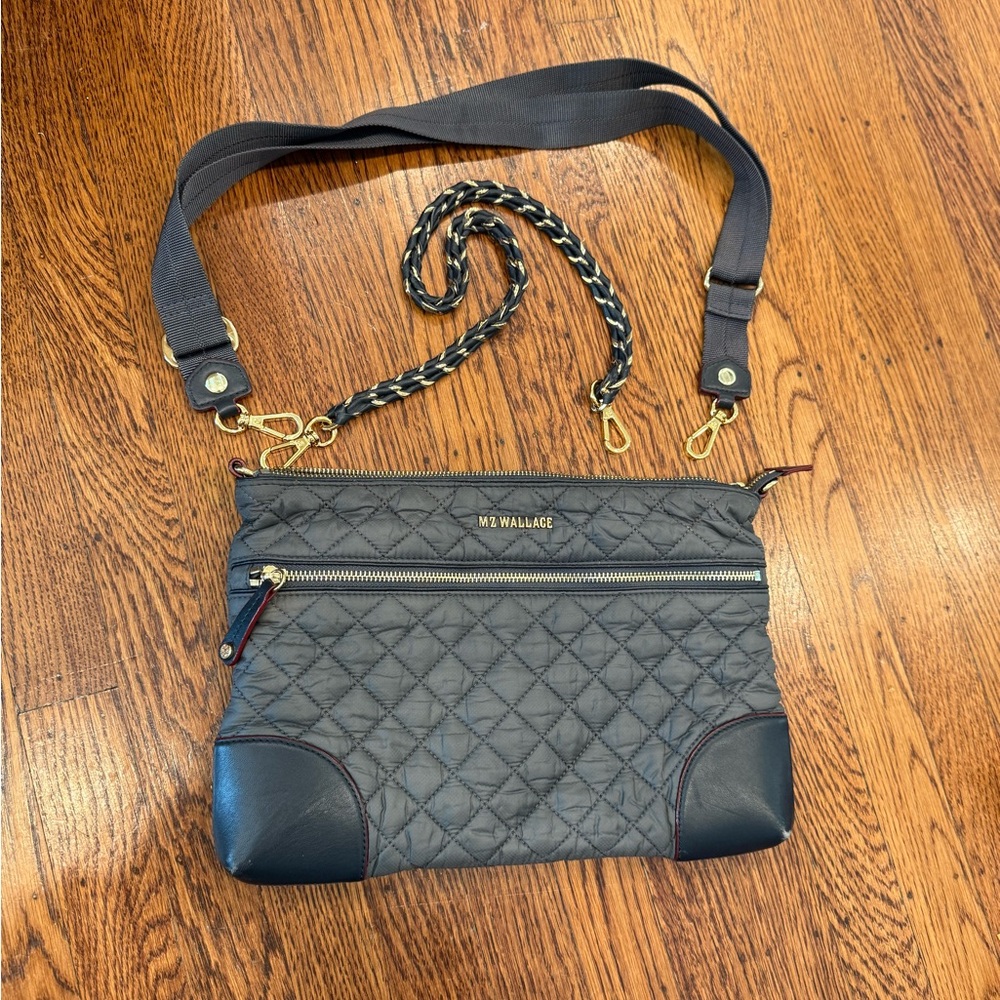 MZ Wallace Crosby Crossbody in Magnet With Straps